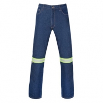 Jonsson Super Strong Work Jeans with Reflective Tape 100% Cotton