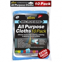 Shield Microfibre All Purpose Cloths 10 Pack