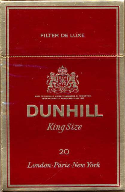 Dunhill De Luxe Retro Advertising Brand 2oz Tobacco Storage Tin | lupon ...