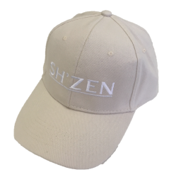 Embroidered Linen Peak Cap - Lecoste light Stone