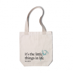 Bag - Ladies CreamTote "it's the little things in life"