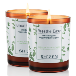 July 2025 - 2 x Breathe Easy Luxury Soy Massage Candle