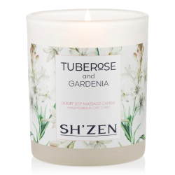 Tuberose & Gardenia Luxury Soy Massage Candle - 180g