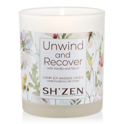 Unwind & Recover Luxury Soy Massage Candle - 180g