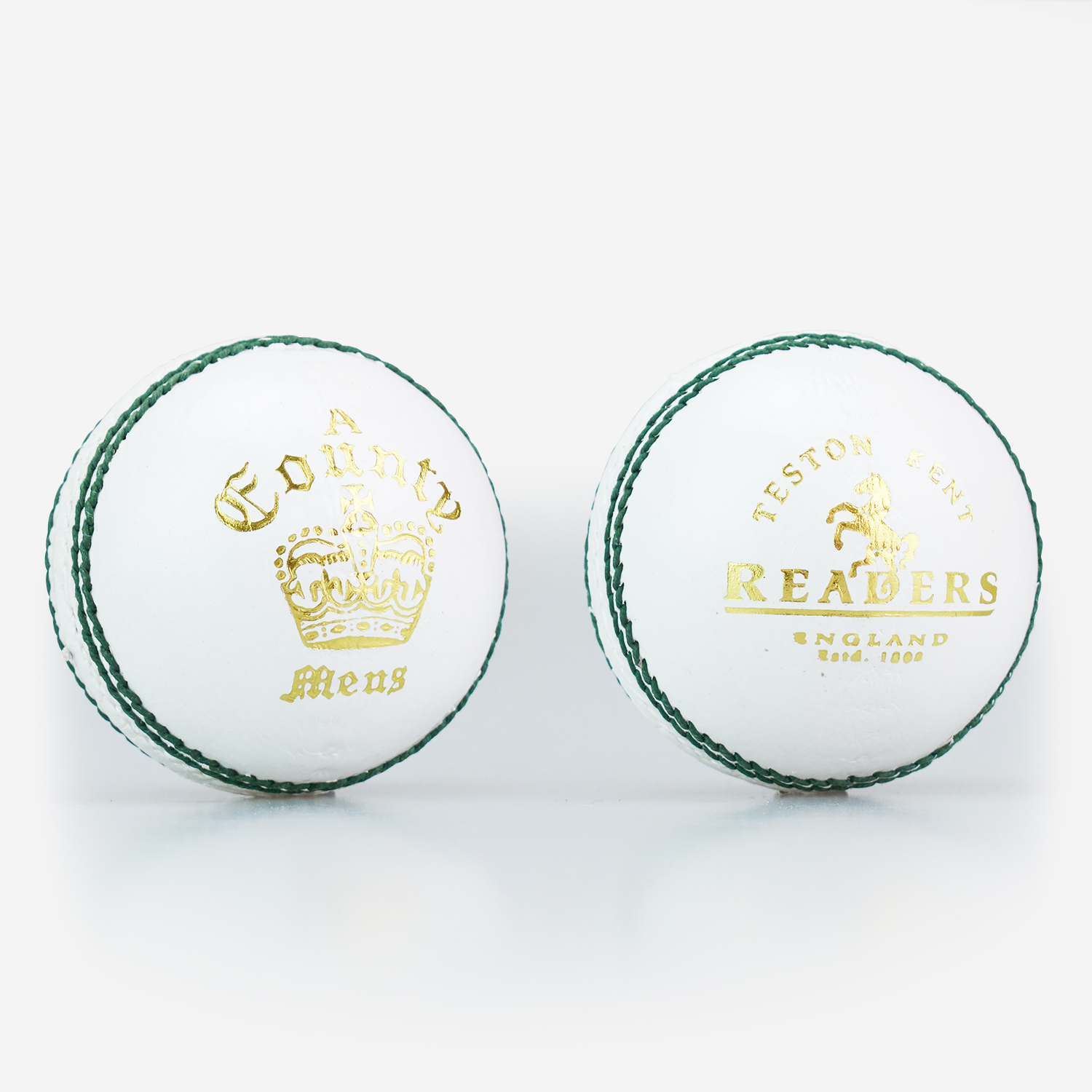 Readers County Crown White Cricket Ball