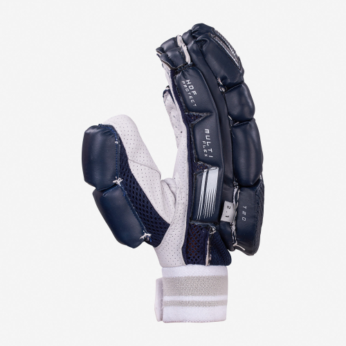 2023 T20 Navy Blue Batting Gloves right palm