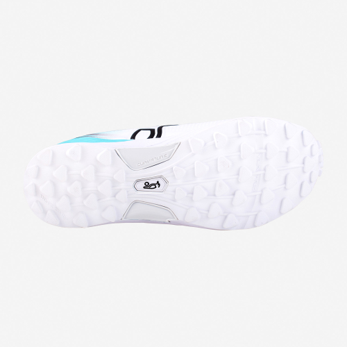 Kookaburra 2024 KC 3.0 Rubber sole Cricket Shoe White/Aqua