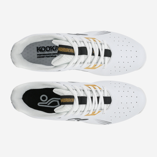 Kookaburra KC 3.0 Spike Cricket Shoe Gold & Black