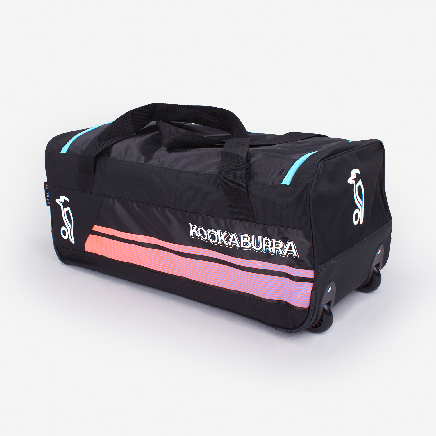 9500 Wheelie Cricket Bag Black & Purple