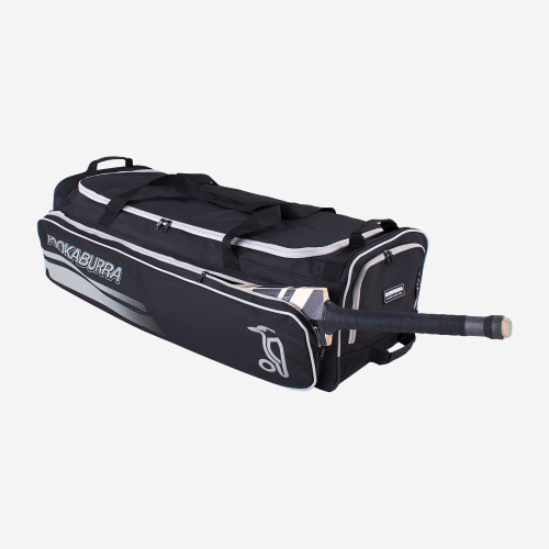 Kookaburra 4500 Wheelie Cricket-Tasche – 600D & Ripstop, 2 Rollen, Große Kapazität, Schlägertasche, 92x33x30 Cm, Ideal Für Clubspieler