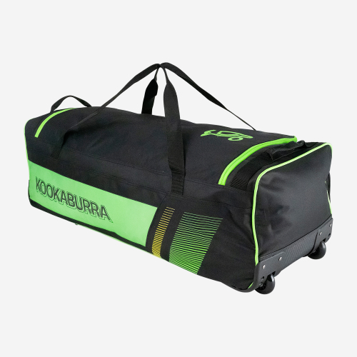 Kookaburra 4500 Wheelie cricket bag Black & Green