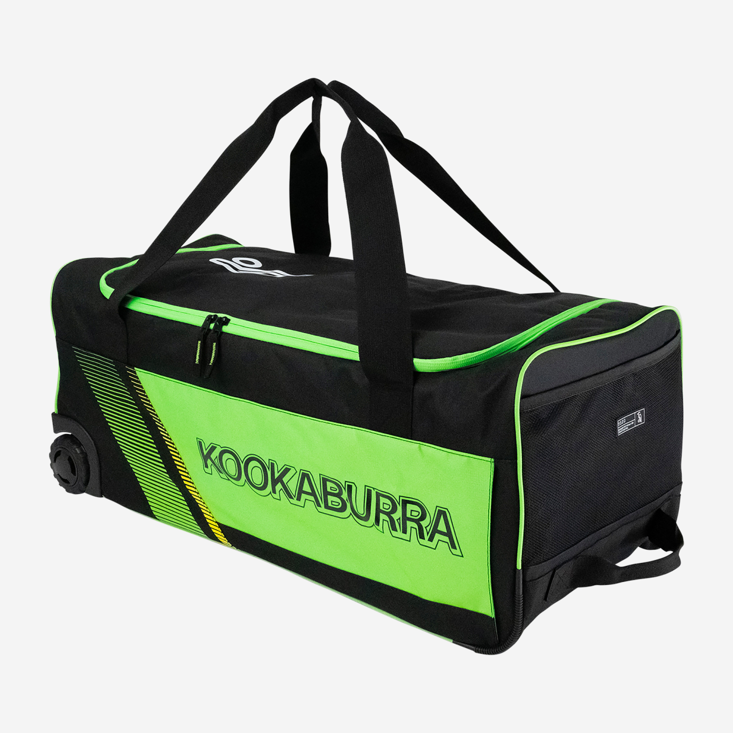 Kookaburra 9500 Wheelie Cricket bag Black & Green