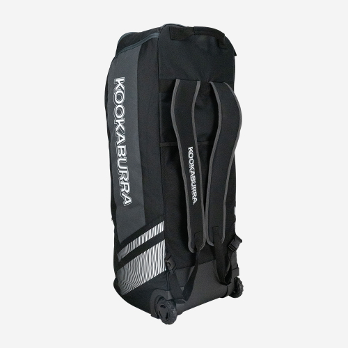 Kookaburra WD2000 Wheelie Duffel Cricket Bag Black & Grey 