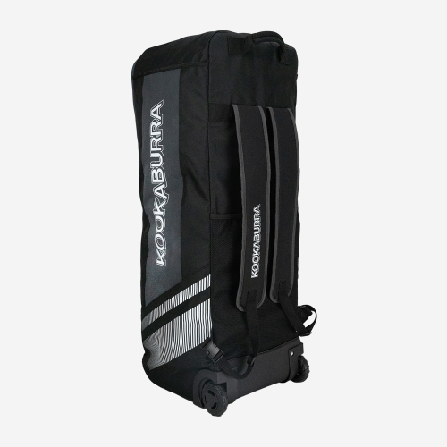 Kookaburra WD4000 Wheelie Duffel Cricket Bag Black & Grey