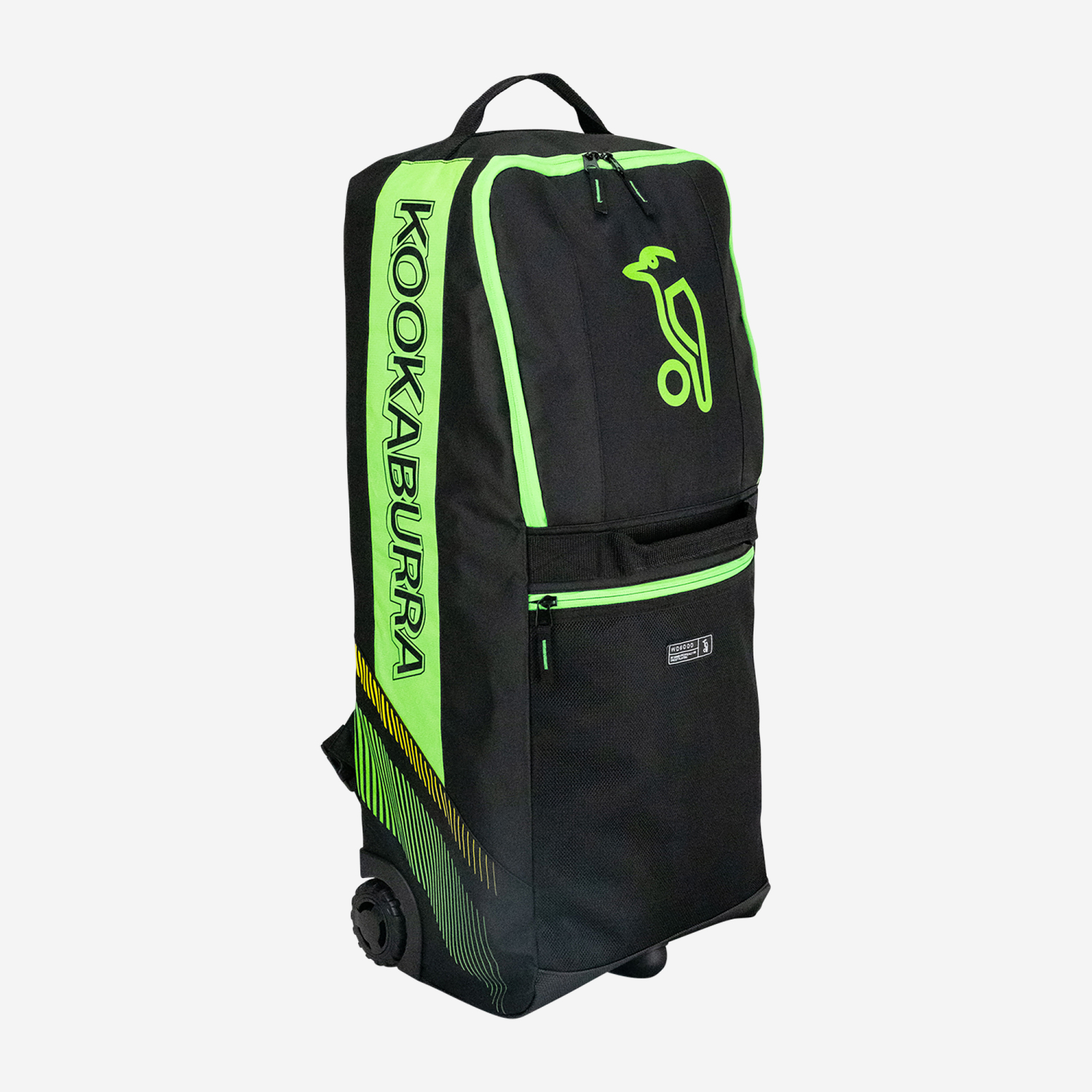 Kookaburra WD6000 Wheelie Duffel Cricket Bag Black & Green