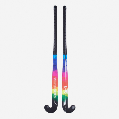 Bastone da hockey con disco pagine da colorare | Vettore Premium