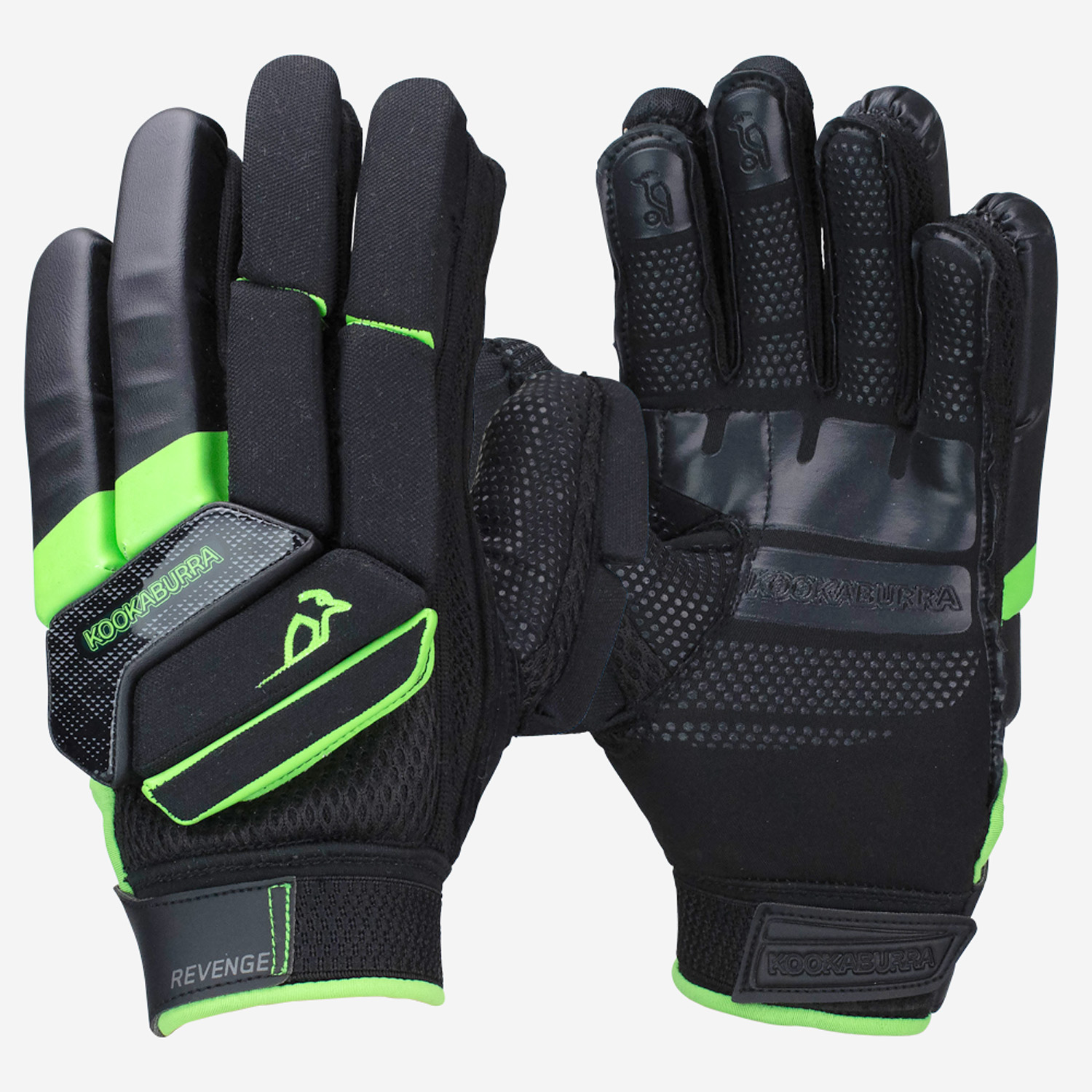 KOOKABURRA 2018 Xenon Field Hockey Fingerless Hand Glove Protection Lime Green
